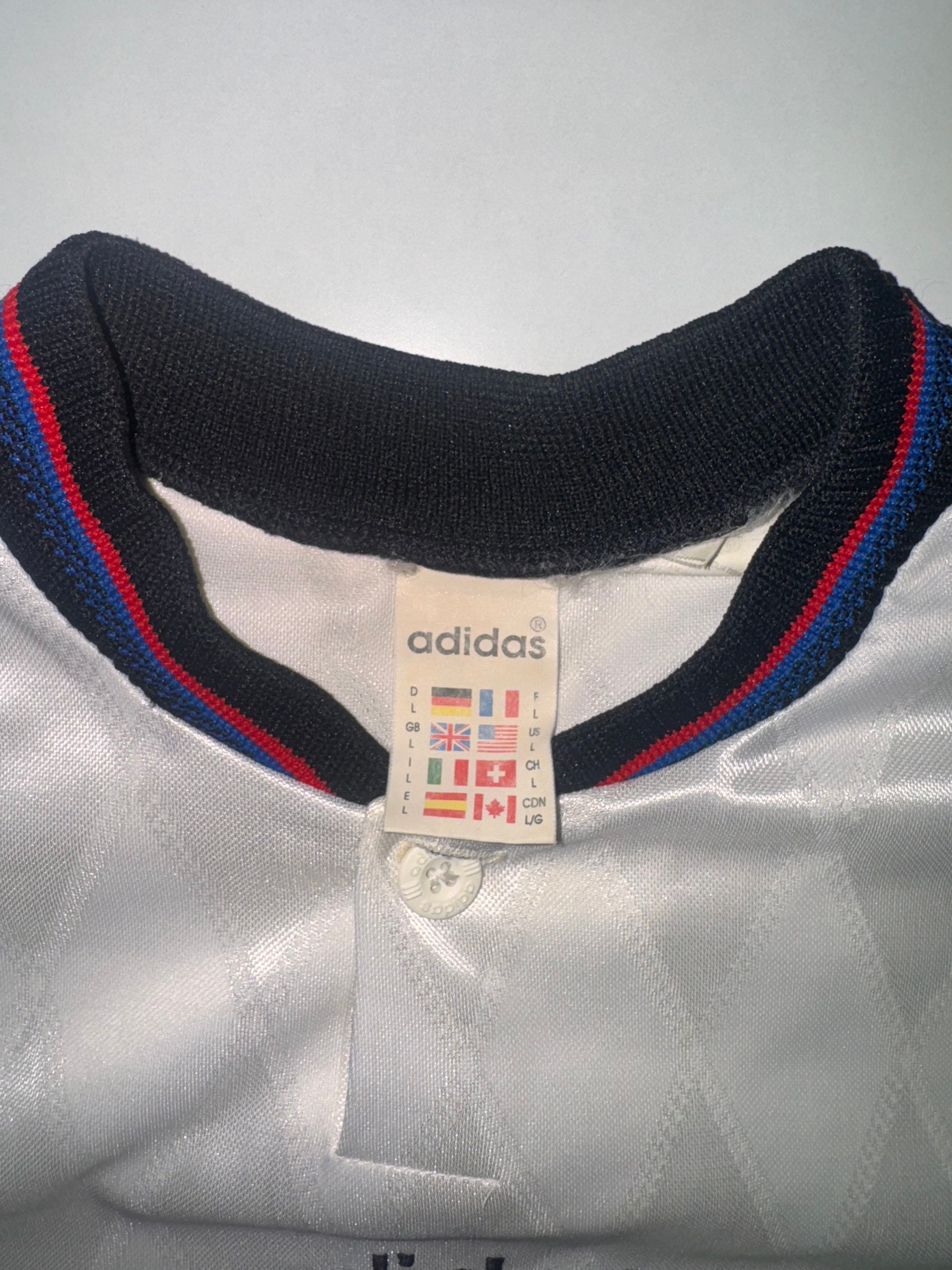 Mens FC Bayern Munich 1996-98 Vintage Away Football Shirt