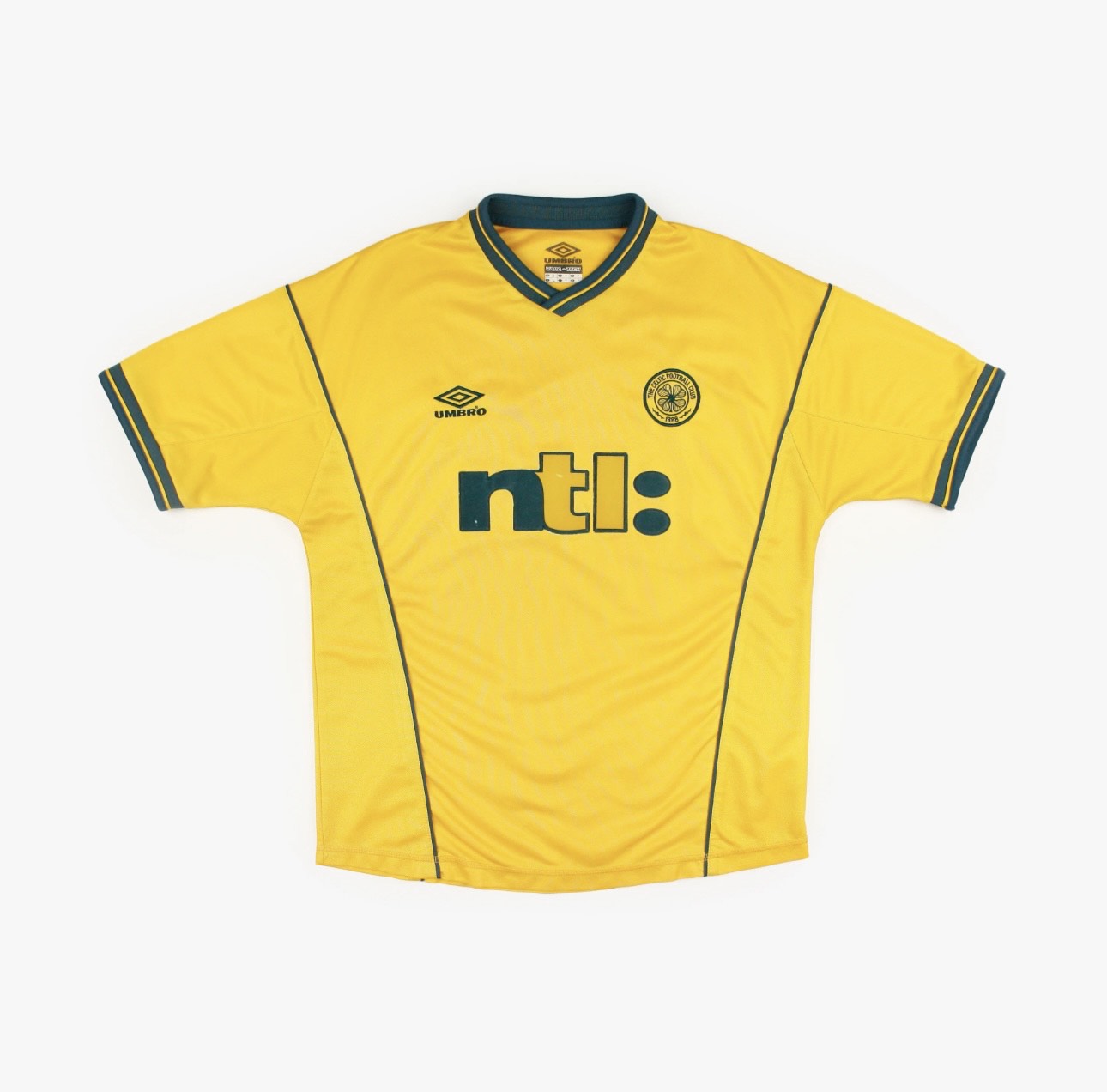 Mens Celtic FC Umbro 2000-02 Vintage Away Football Shirt